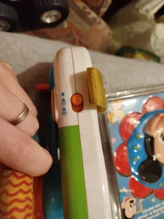 Oruga, espejo de Mickey mouse y volante infantil