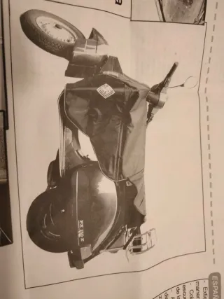 Manta Tucano Urbano para Moto Vespa/LmL 125