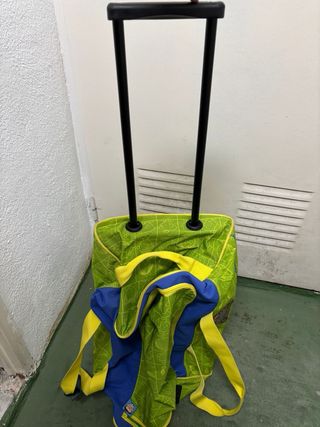 Maleta Las Tres Mellizas Verde y Azul