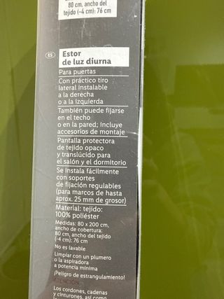 Cortinas Estore Blancas