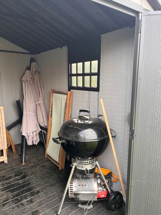 Caseta de jardín de resina Oakland