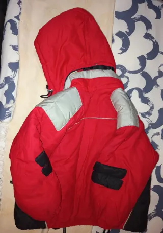 Conjunto esquí niño rojo