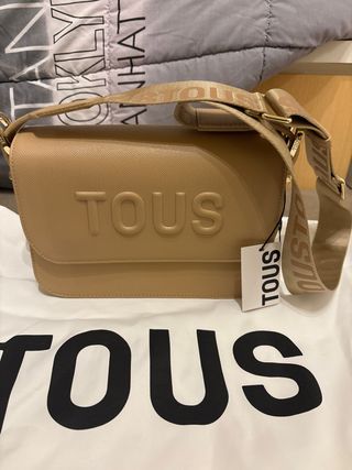 Bolso Tous Beige y Dorado