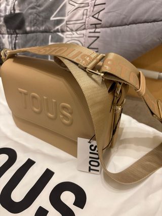 Bolso Tous Beige y Dorado