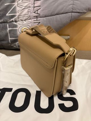 Bolso Tous Beige y Dorado