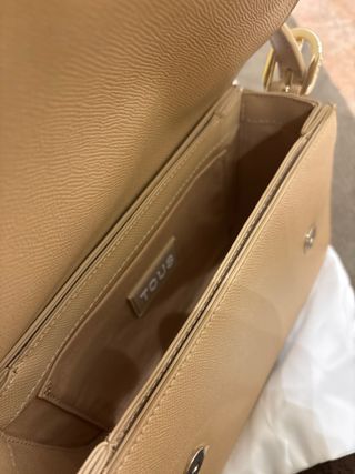 Bolso Tous Beige y Dorado