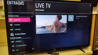Televisión LG 55" Smart TV 4K UHD Netflix YouTube