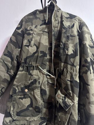 Chaqueta Camuflaje Verde Militar