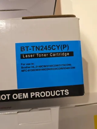 Toner Brother BT-TN245 (Magenta, Cyan, Amarillo)