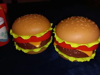 Juego Comida Rápida Hamburguesas y Patatas