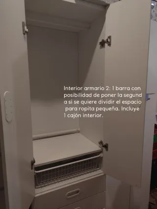 Armario Blanco Ikea STUVA