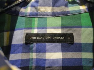 Camisa Purificación García cuadros Talla M