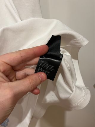 Camiseta Amiri Logo Azul Talla M