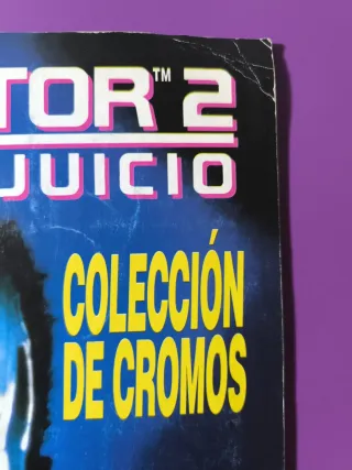 ALBUM CROMOS TERMINATOR 2 COLECCION COMPLETA