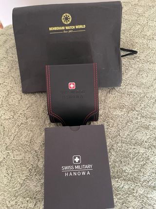 Reloj Swiss Military Hanowa Negro/Plata