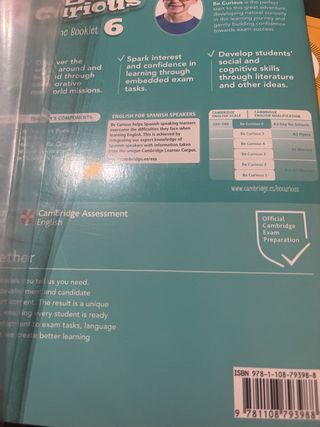 libro inglés be curious 6