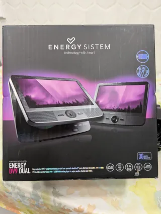 Reproductor DVD Energy Sistem 2 Pantallas 9