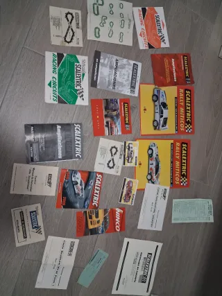 Lote Catálogos Scalextric