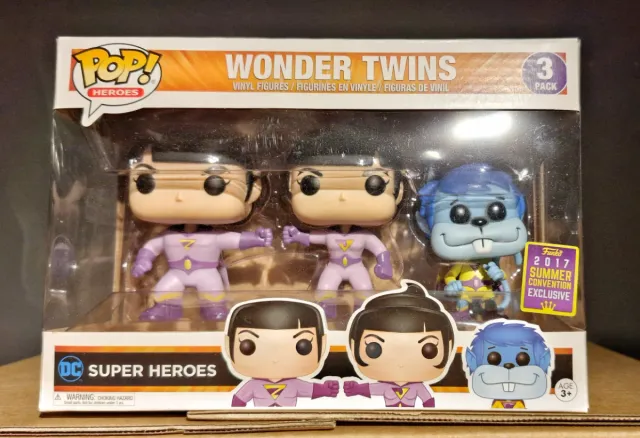 Funko Pop Wonder Twins 3 Pack