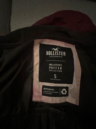 Chaqueta Hollister Hombre Vino Tinto