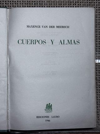 Libro Cuerpos y Almas
