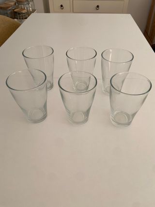 Juego 6 vasos Ikea