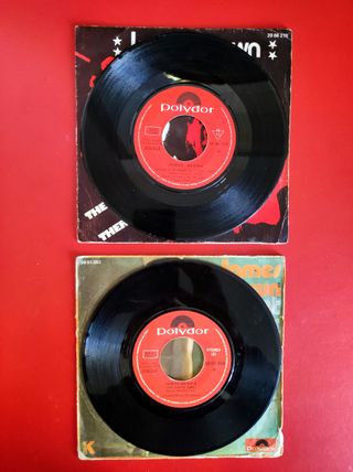 James Brown - Dos singles vinilo