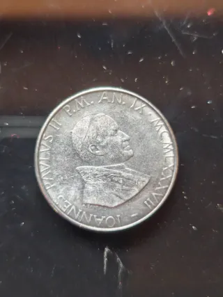 Moneta 10 Lire Vaticano Papa Paolo VI