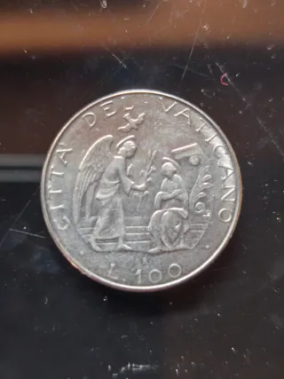 Moneta 10 Lire Vaticano Papa Paolo VI