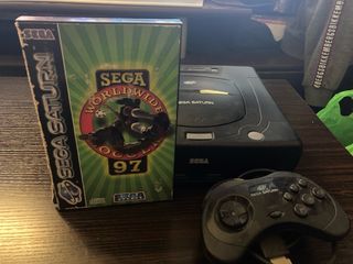 Sega Saturn + Juego Soccer 97