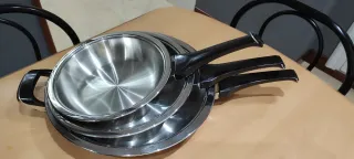 Batería Cocina AMC .sartenes, ollas cazuelas tapas