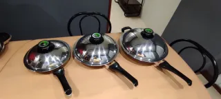 Batería Cocina AMC .sartenes, ollas cazuelas tapas