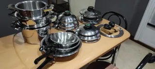 Batería Cocina AMC .sartenes, ollas cazuelas tapas