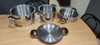 Batería Cocina AMC .sartenes, ollas cazuelas tapas