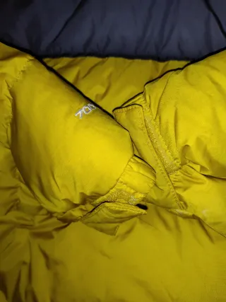 Chaqueta The North Face Nuptse 700 Negra/Amarilla