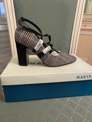 Zapatos Marypaz tacón estampado