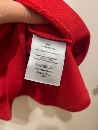 Camiseta Christian Dior Couture Roja