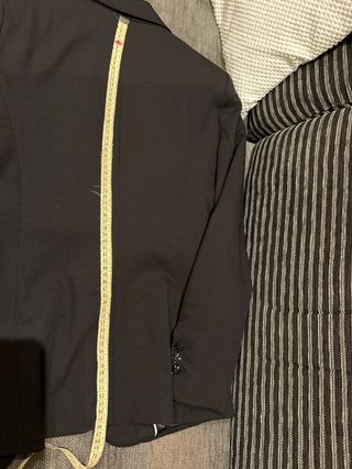 Americana Mango Negra Talla 38 Sin Estrenar