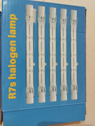 Lámparas Halógenas R7s (5 uds)