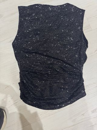 Top fiesta lentejuelas Zara