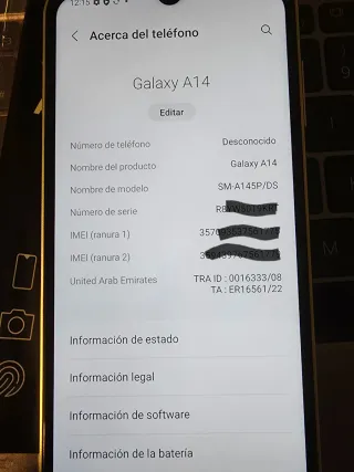 Samsung Galaxy A14 5G 64GB 4GB RAM