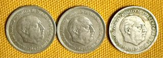 8 Monedas 5 Ptas Estrellas 73 y 75