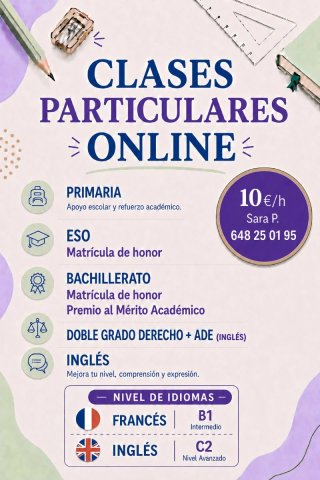 CLASES PARTICULARES ONLINE