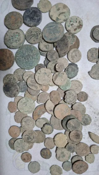 Lotto +80 Monete Antiche da Pulire