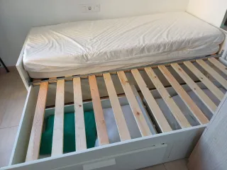 Cama nido Ikea BRIMNES + 2 colchones