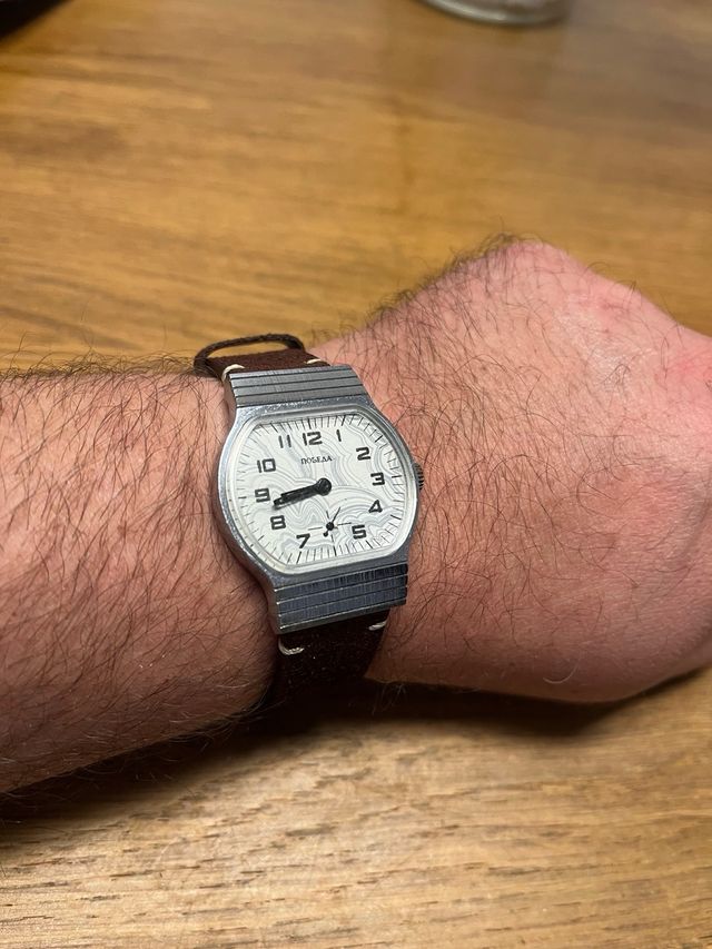 Reloj Pobeda Soviético Mecánico Vintage