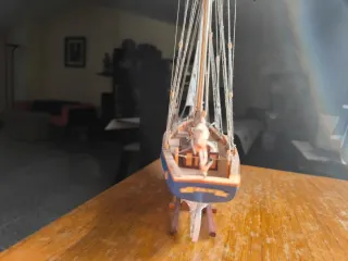 Maqueta barco madera velero