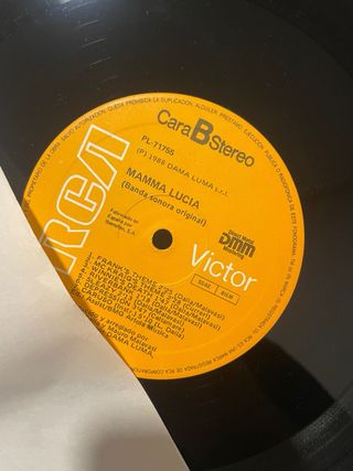 Vinilo Banda Sonora Mama Lucia Mario Puzo
