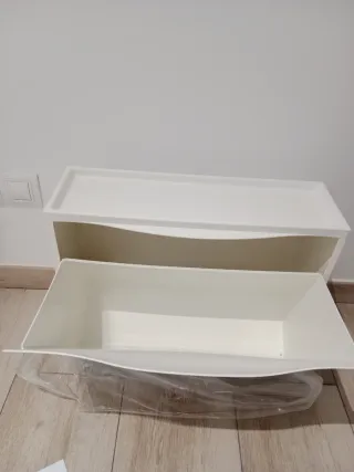 Zapatero Ikea Blanco Plástico