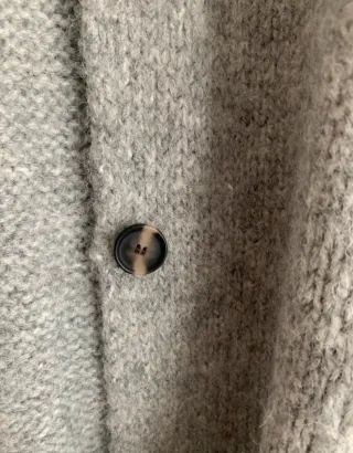 Chaqueta larga Zara gris nueva